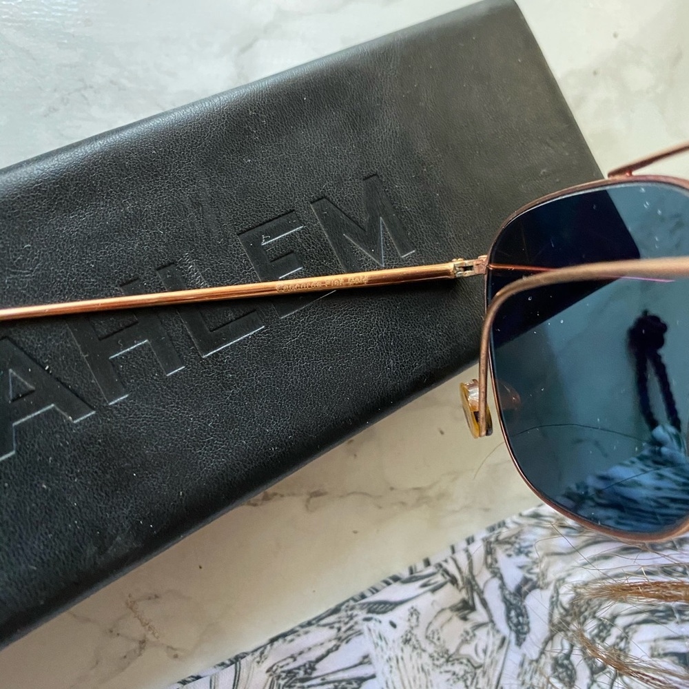 Free people Ahlem Gold dip Sunglasses - Picture 4 of 8